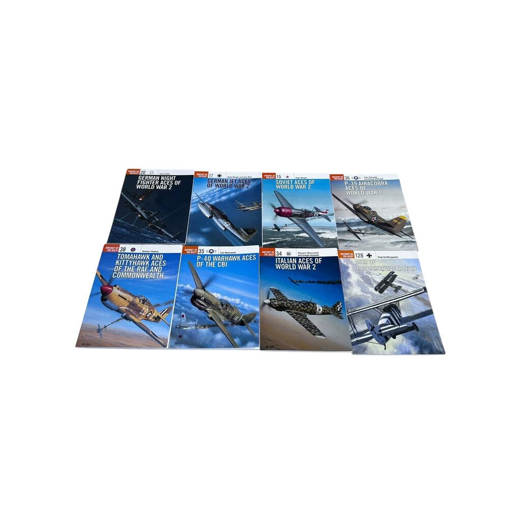 Lot of 8 Osprey Aircraft Of The Aces Book Collection
